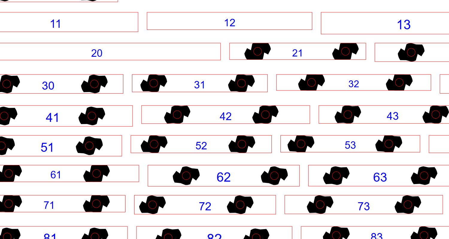 Close up of the laser sheet