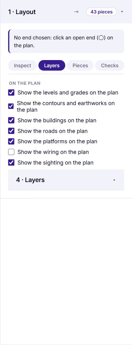 The Layers tab